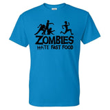 Zombies Hate Fast Food Man T-Shirt