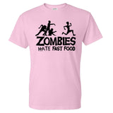 Zombies Hate Fast Food Man T-Shirt
