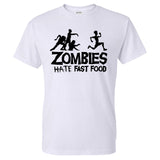Zombies Hate Fast Food Man T-Shirt