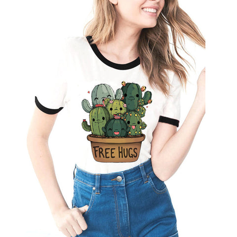 Cute Cactus Women T-Shirt