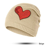 Heart Women Beret